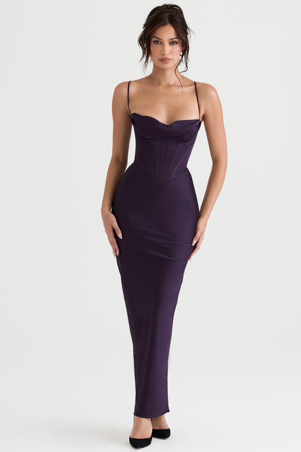 Maxi Jurk Korset Stijl Isabella Frauen