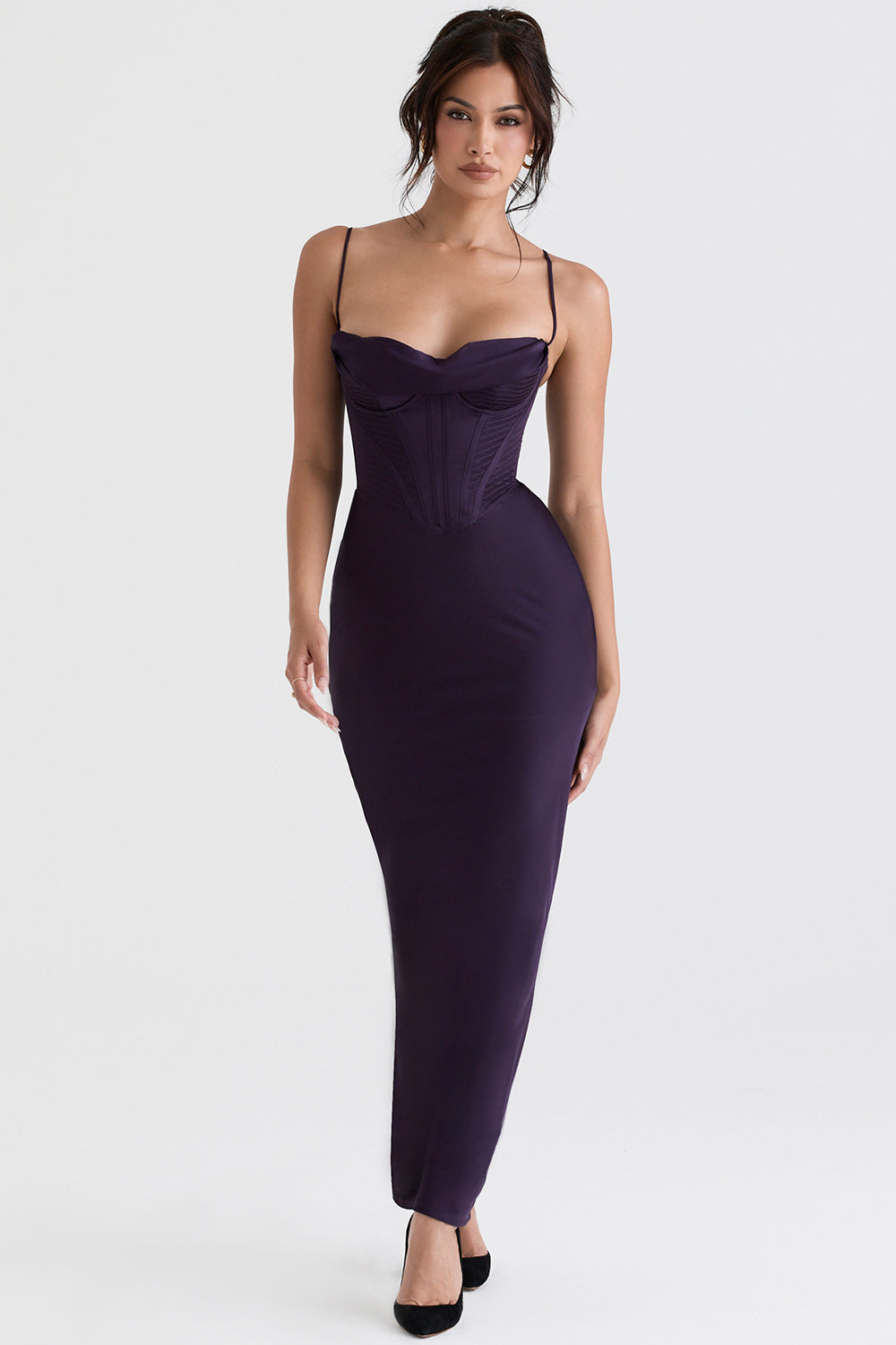 Maxi Jurk Korset Stijl Isabella Frauen