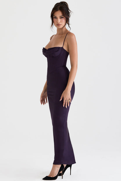 Maxi Jurk Korset Stijl Isabella Frauen