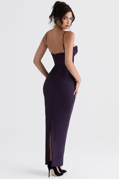 Maxi Jurk Korset Stijl Isabella Frauen