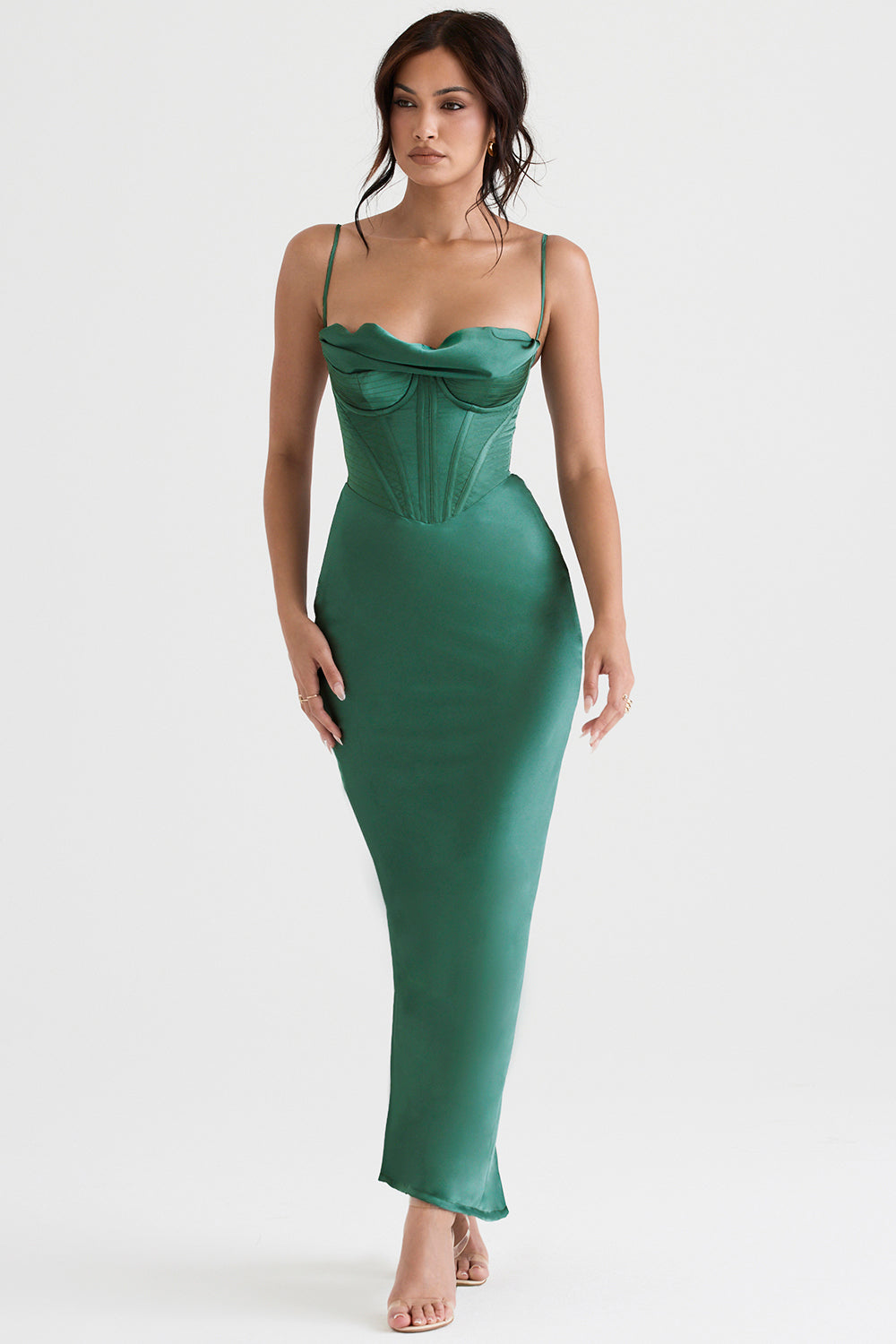 Maxi Jurk Korset Stijl Isabella Frauen