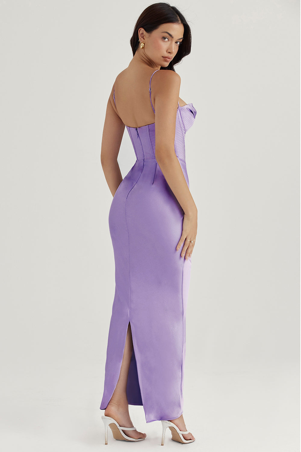 Maxi Jurk Korset Stijl Isabella Frauen