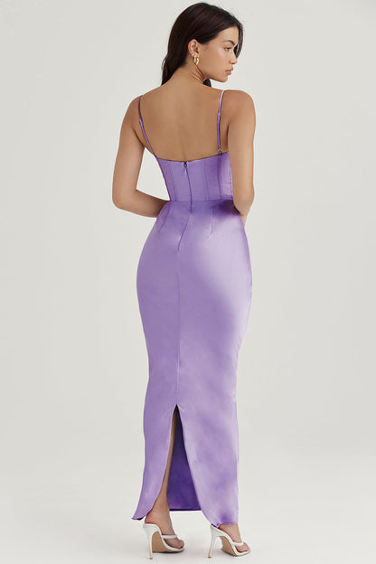 Maxi Jurk Korset Stijl Isabella Frauen