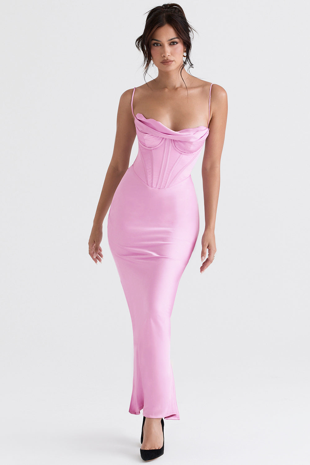 Maxi Jurk Korset Stijl Isabella Frauen