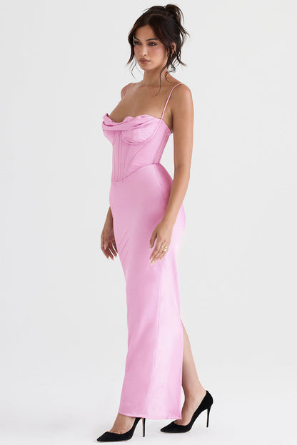 Maxi Jurk Korset Stijl Isabella Frauen