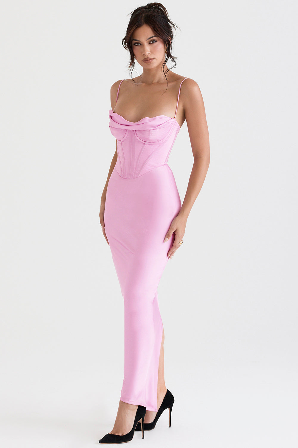 Maxi Jurk Korset Stijl Isabella Frauen