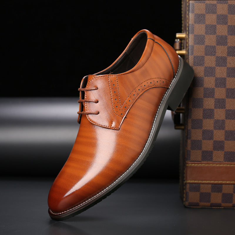 Leren Derby Schoenen Heren Elegant en Comfortabel