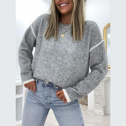 Vrouwelijke Oversized Trui Zachte Stof - Mode Vibes