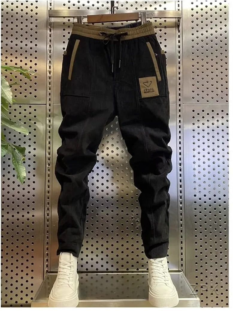 Corduroy Joggingbroek Heren Comfortabel Corduroy Stof - Mode Vibes