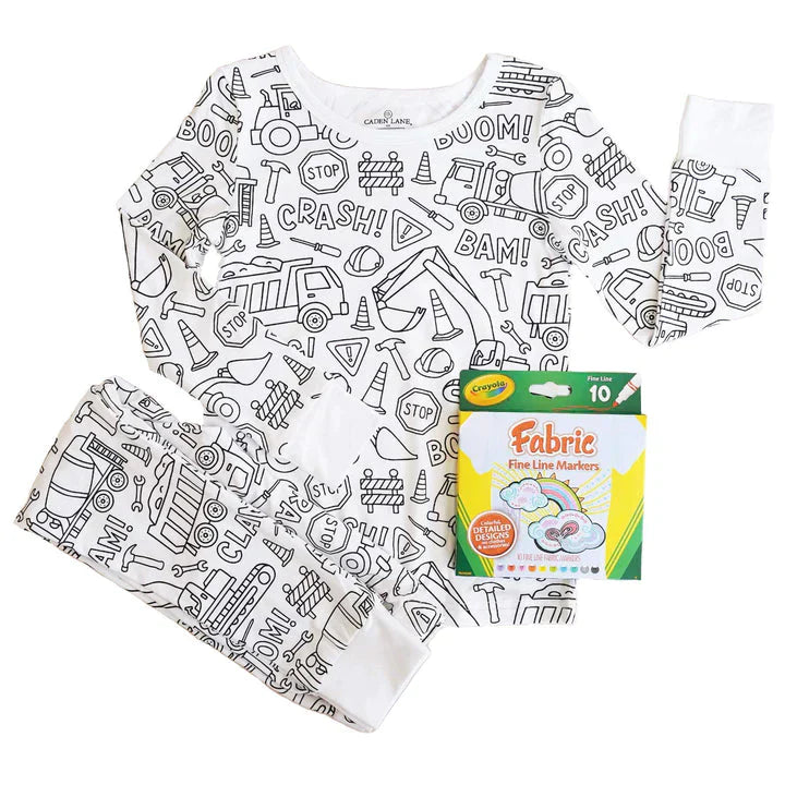Kinderpyjama met Leuke Prints en Zachte Stof