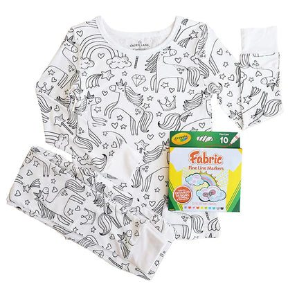 Kinderpyjama met Leuke Prints en Zachte Stof