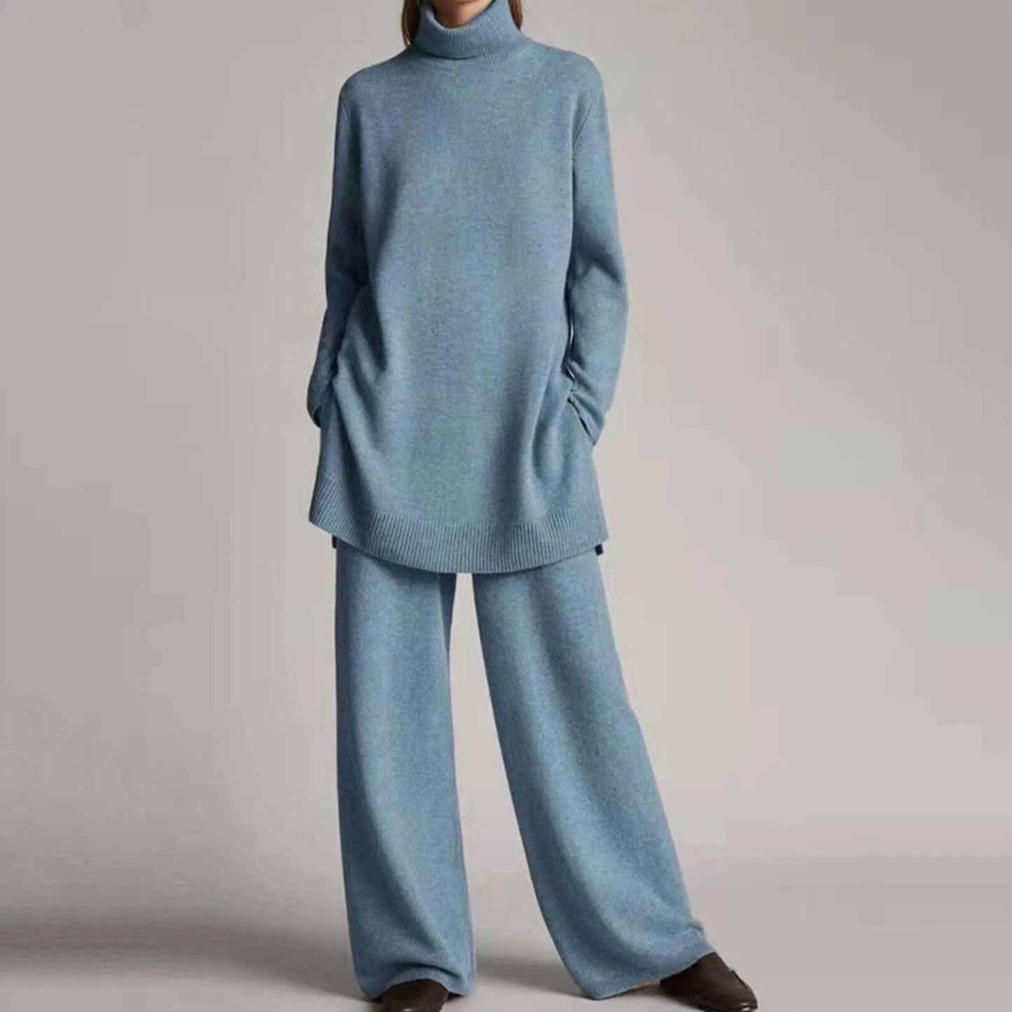 Delia | Tailleur con comodo dolcevita
