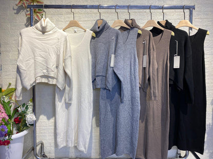 Vrouwelijke Jurk en Trui Set Noémie