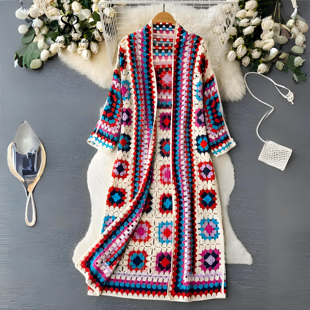 Kleurrijk Vest voor Vrouwen Ivy Stijl - Mode Vibes