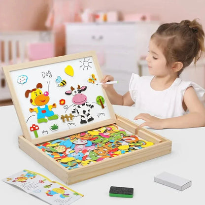 Magnetisch Tekenbord Set Dubbelzijdig voor Kinderen - Mode Vibes