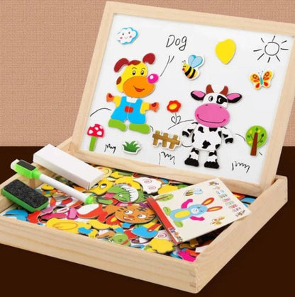 Magnetisch Tekenbord Set Dubbelzijdig voor Kinderen