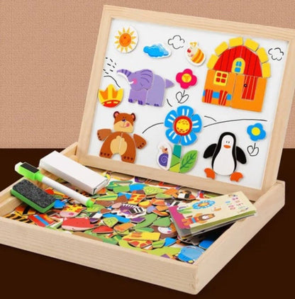 Magnetisch Tekenbord Set Dubbelzijdig voor Kinderen