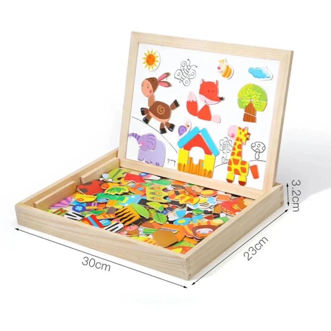 Magnetisch Tekenbord Set Dubbelzijdig voor Kinderen