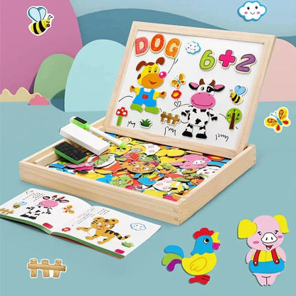 Magnetisch Tekenbord Set Dubbelzijdig voor Kinderen