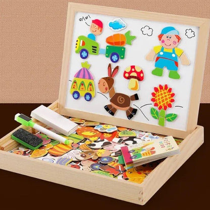 Magnetisch Tekenbord Set Dubbelzijdig voor Kinderen