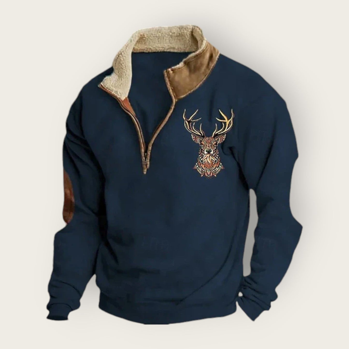 Osvaldo | Maglione con mezza zip