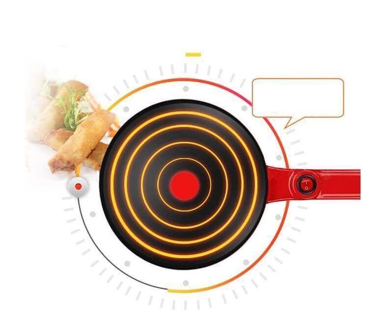 Elektrische Crêpe Pan CrêpeMaker Met Thermostaat