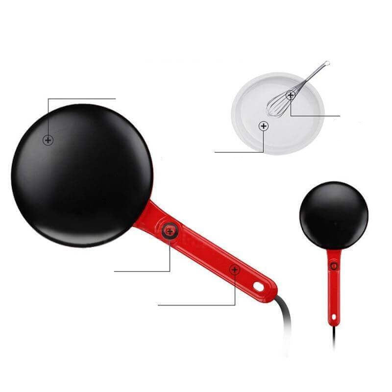 Elektrische Crêpe Pan CrêpeMaker Met Thermostaat