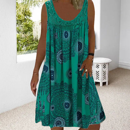 Mouwloze Zomerjurk Luchtig en Comfortabel