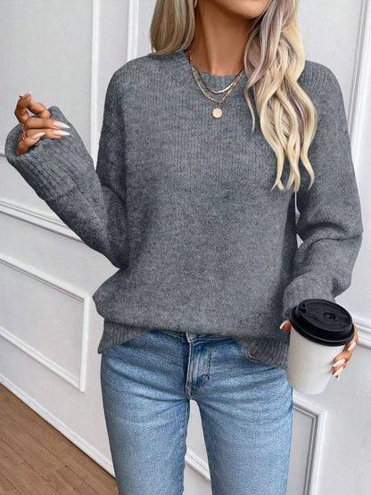 Dames Gebreide Trui Elegante Basic Trendy