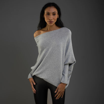 Dames Trui Off-Shoulder Trendy Casual