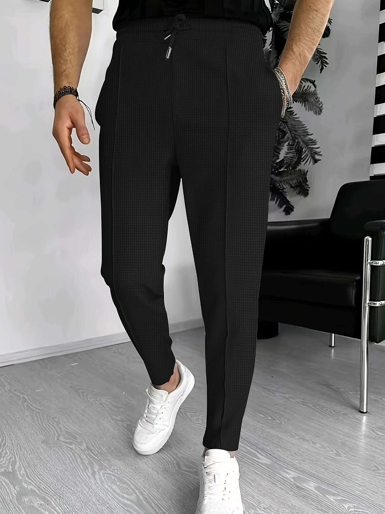 Heren Chino Broek Slim Fit Kwaliteit Stof