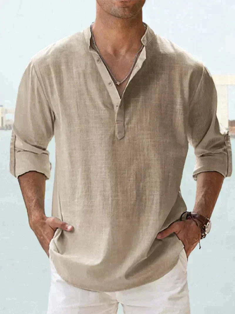 Rio | Camicia di Lino Uomo Casual e Traspirante-3