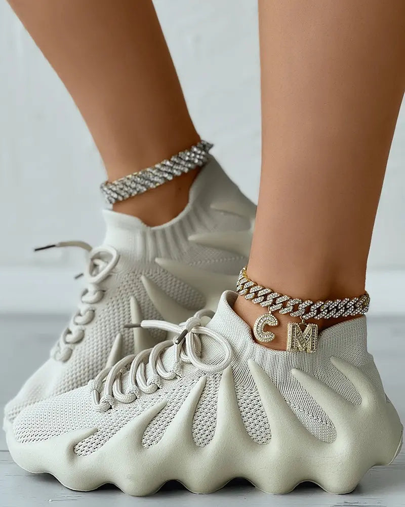 Dames Sneakers – Lichtgewicht Sport Sneakers met Schokdemping & Ademend Design