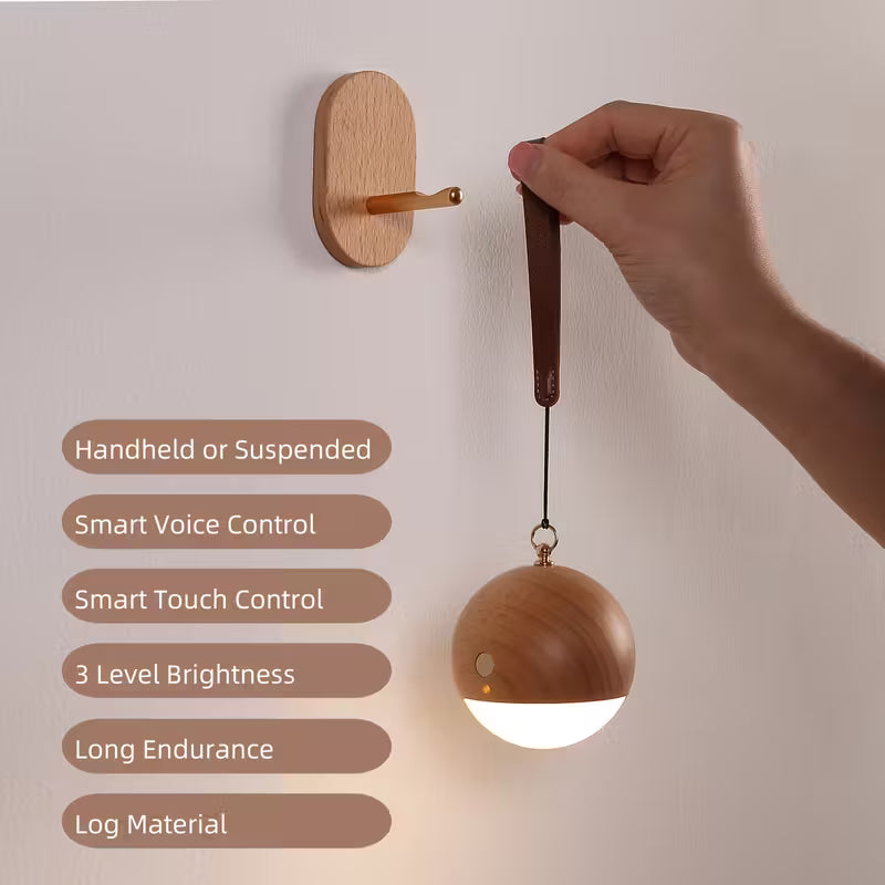 Draadloze designlamp met touchbediening en spraakfunctie