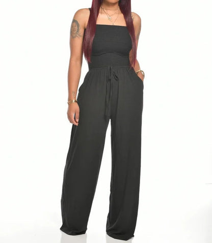 Zomer Jumpsuit Strapless Klassiek voor Vrouw