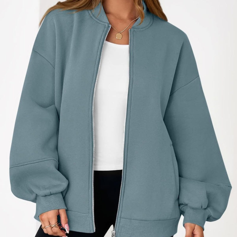 Dames Bomberjack Oversized Sportief met Rits