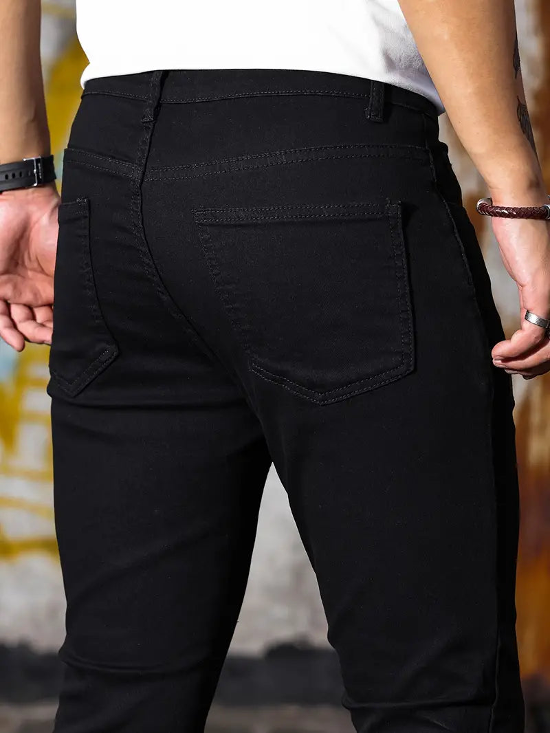 Casual Heren Skinny Jeans van Stretch Denim – Comfort & Stijl