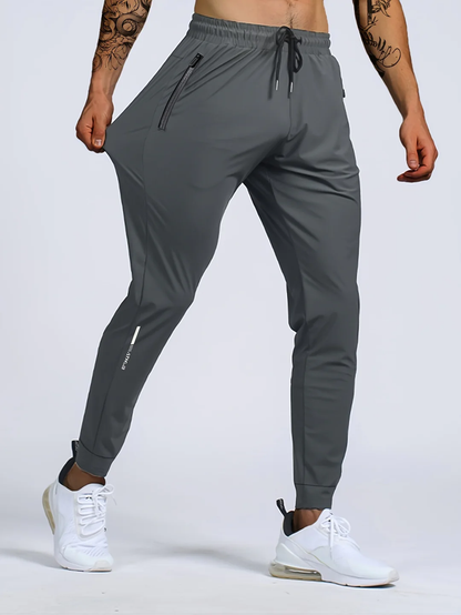 Comfortabele Heren Sportbroek met Stretch & Ritsen