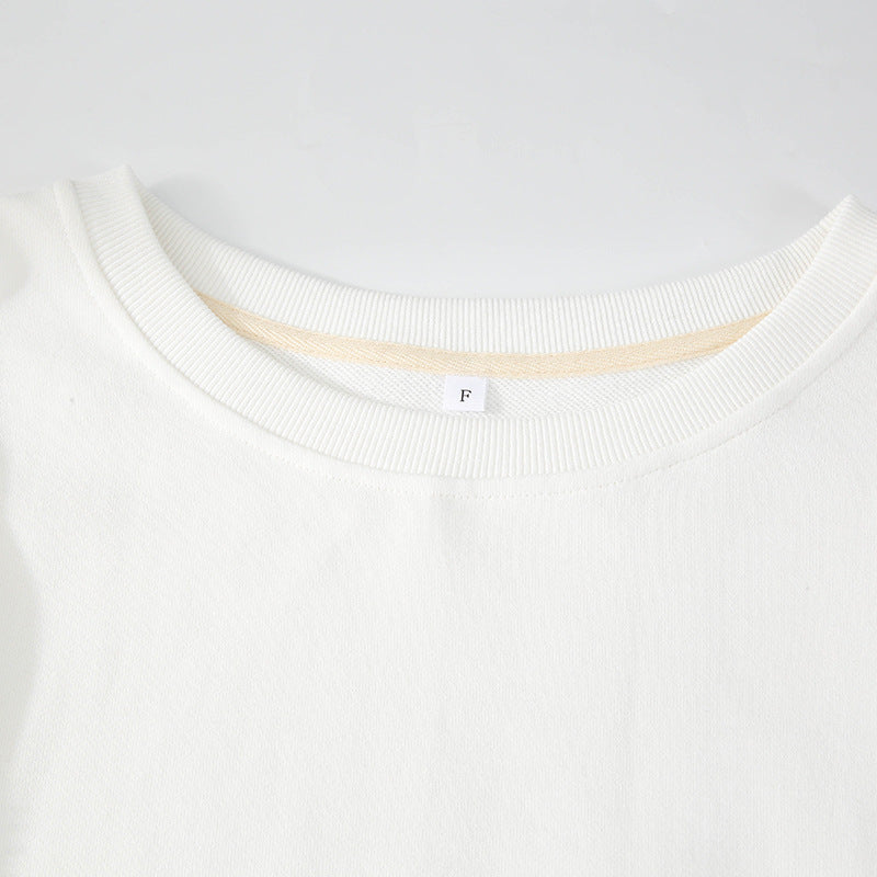 Dames Sweater Warm Losse Pasvorm Met Rauwe Randen
