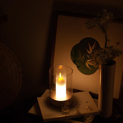 Draadloze LED Kaarslamp Dimbaar Warm Wit Licht