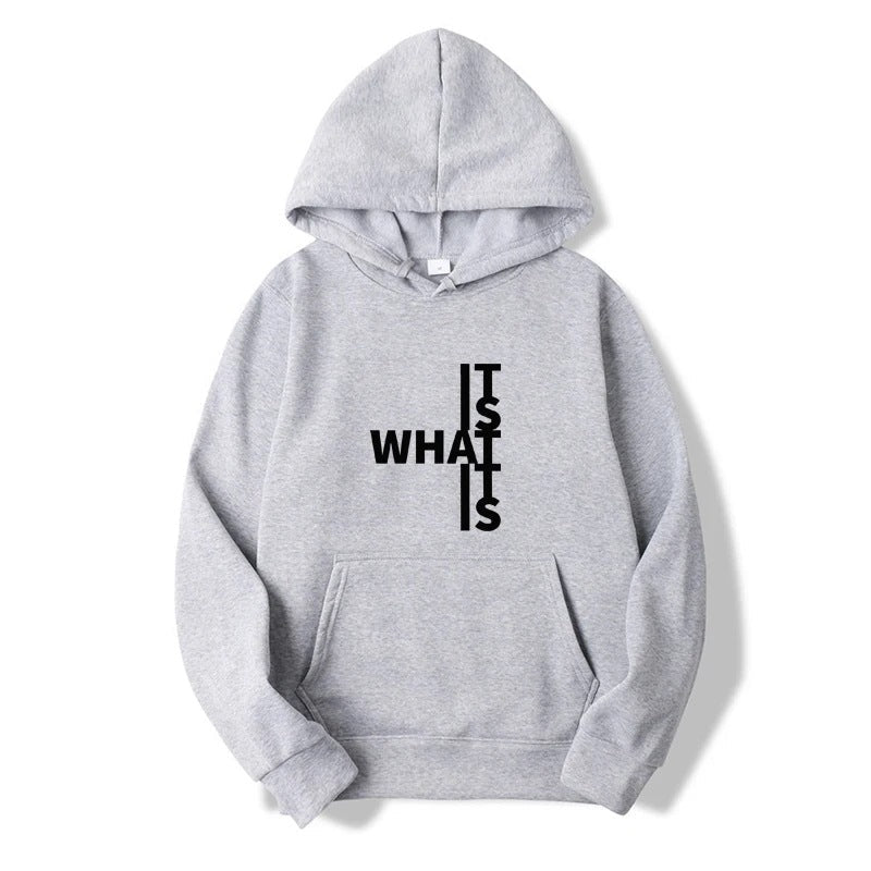 Dames Hoodie Warm met Leuke Statement Tekst Print