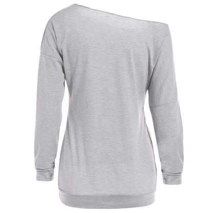 Dames Trui Halloween Pompoen Off-Shoulder
