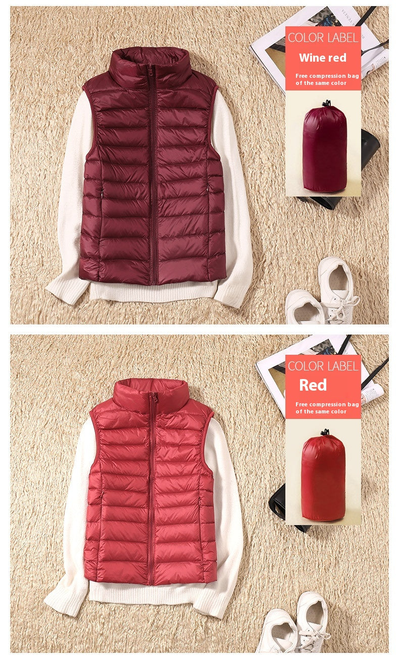Dames Bodywarmer Lichtgewicht Gewatteerd Warme Vest