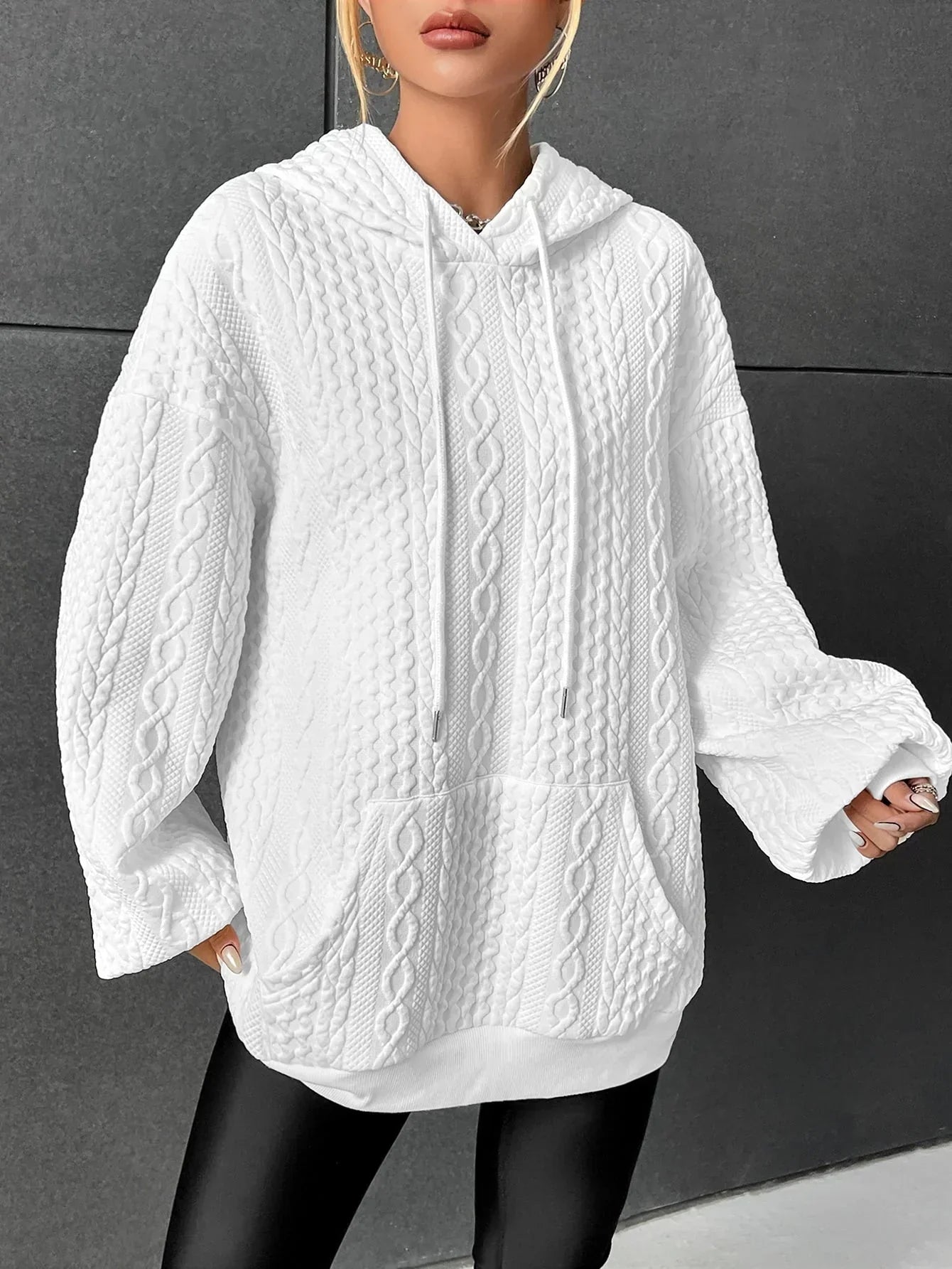 Oversized Hoodie Elegante Damestrui - Mode Vibes