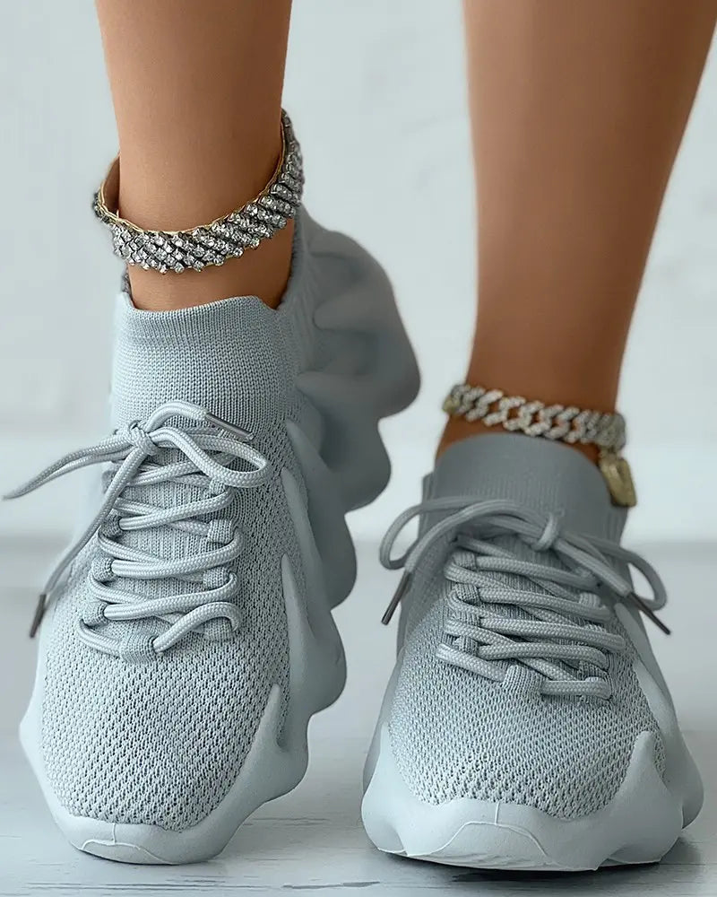 Dames Sneakers – Lichtgewicht Sport Sneakers met Schokdemping & Ademend Design