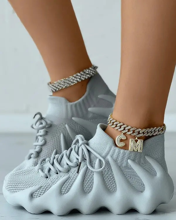 Dames Sneakers – Lichtgewicht Sport Sneakers met Schokdemping & Ademend Design