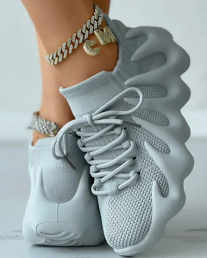 Dames Sneakers – Lichtgewicht Sport Sneakers met Schokdemping & Ademend Design