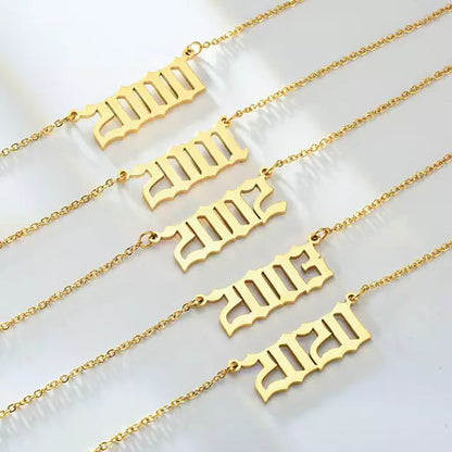 Gouden Ketting voor Dames 18K RVS Met Jaarsteen Lammy - Mode Vibes