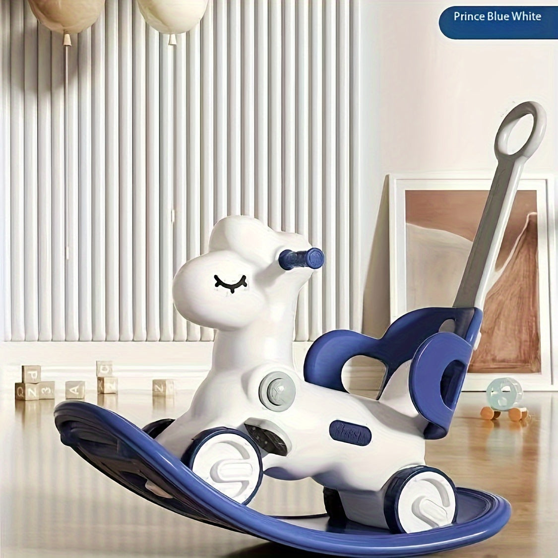 Kinderloopfiets Schommelpaard 2-in-1 WobbiRider
