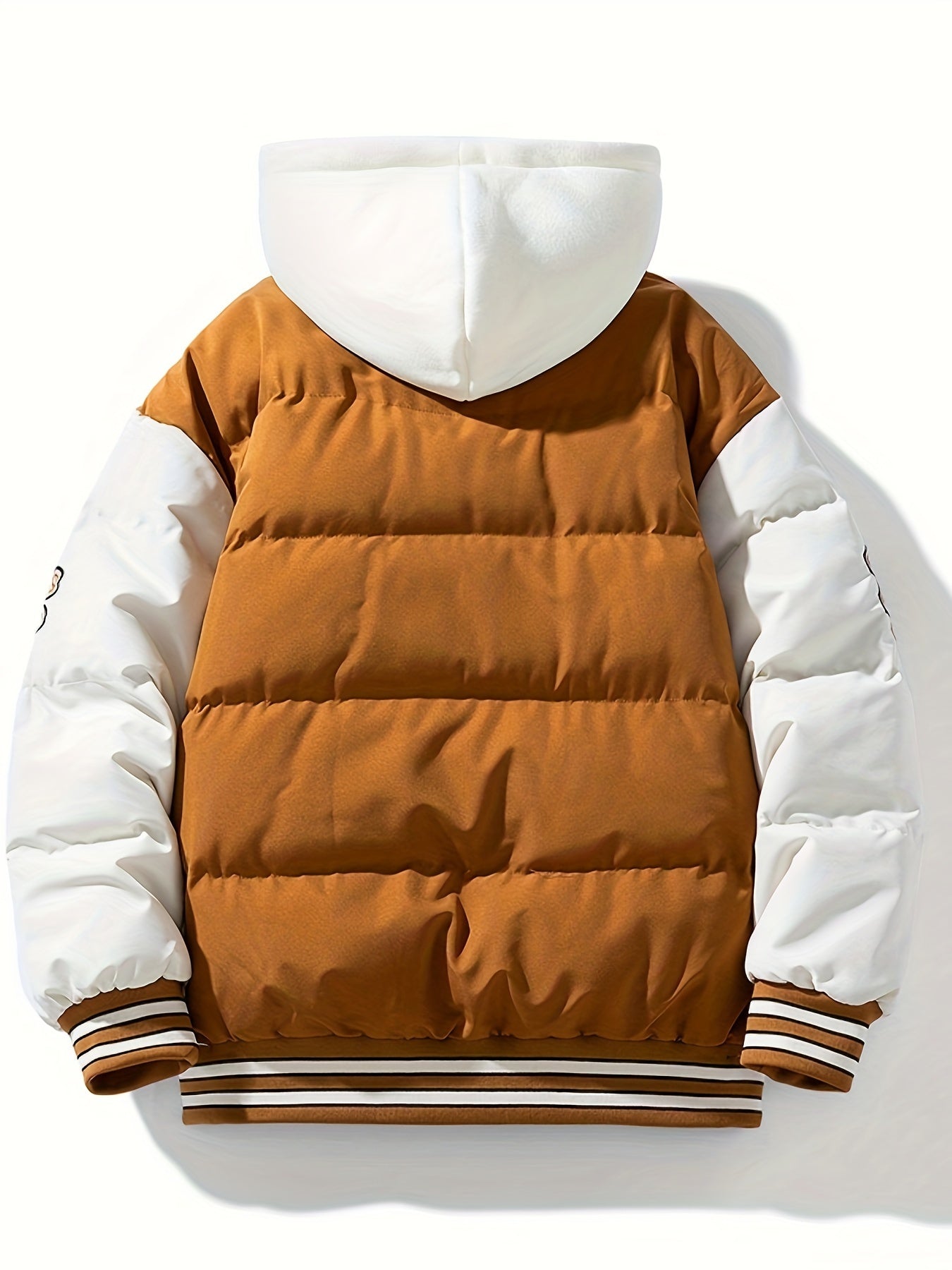 Heren Pufferjas Warm Waterdicht met Capuchon